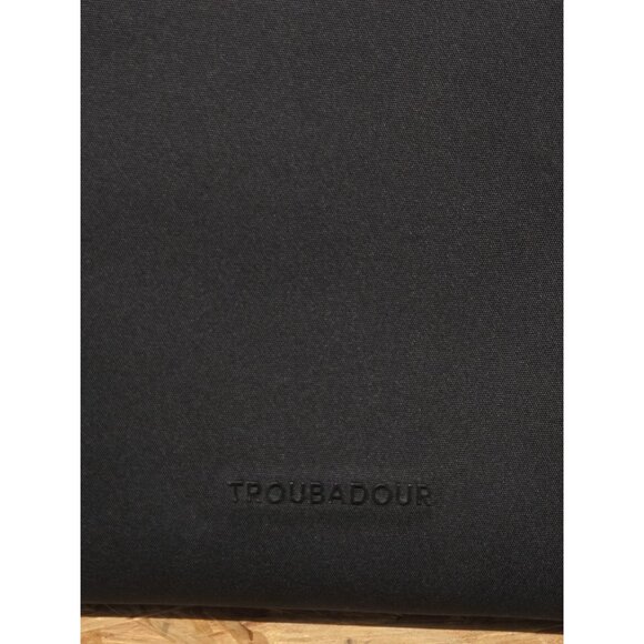 Troubadour Featherweight Tote Black Double Handle Expanding Travel Gym Office - Picture 3 of 10